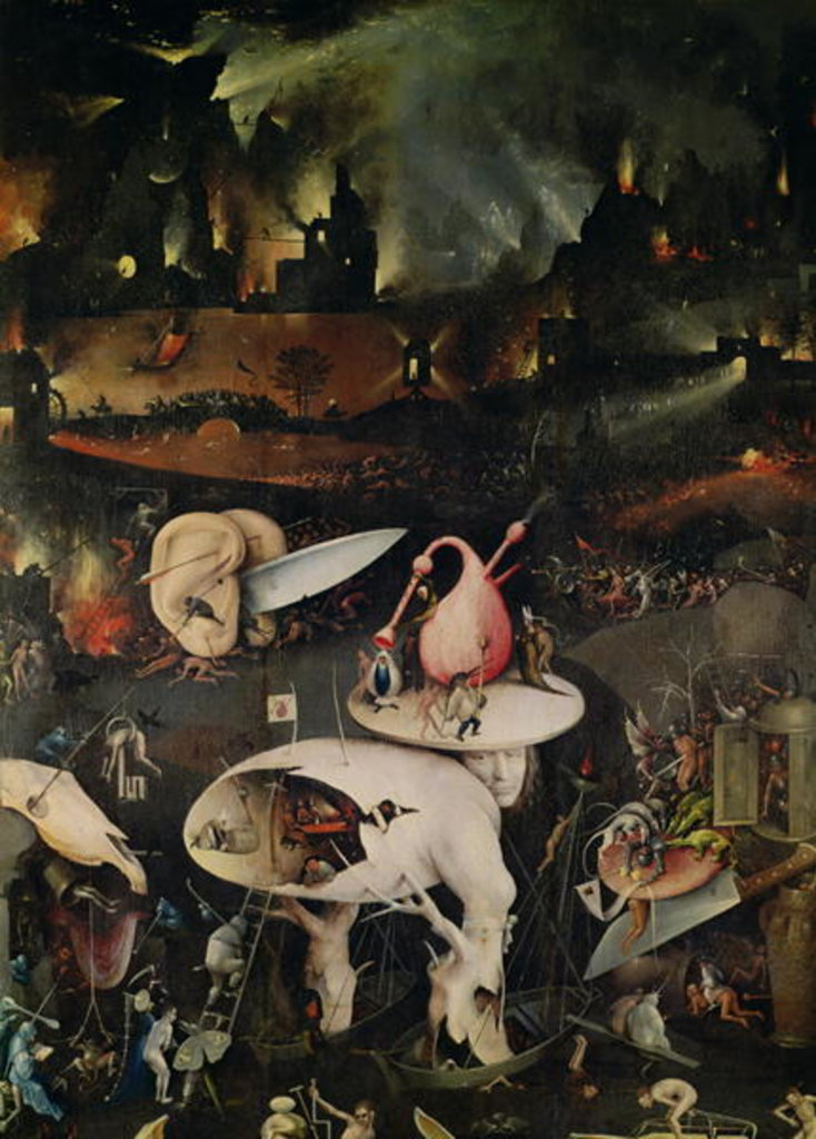 Detail of The Garden of Earthly Delights, 1490-1500 by Hieronymus Bosch