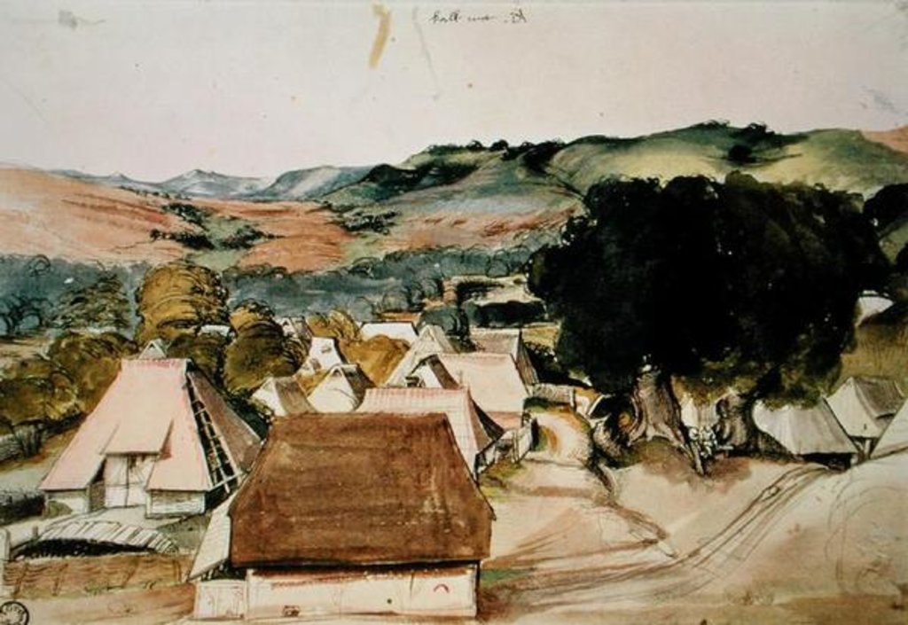 Detail of View of Kachreuth, near Nuremberg, 1511 by Albrecht Dürer or Duerer