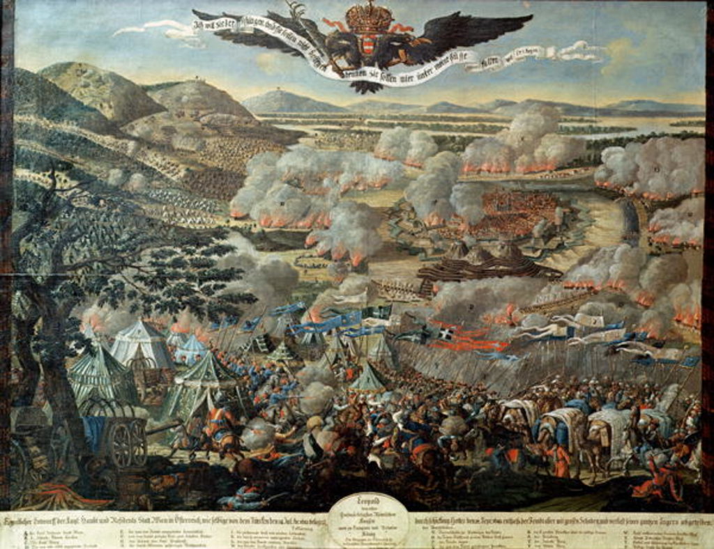 Detail of The Surrounding of Vienna by the Turks in 1683 by Austrian School