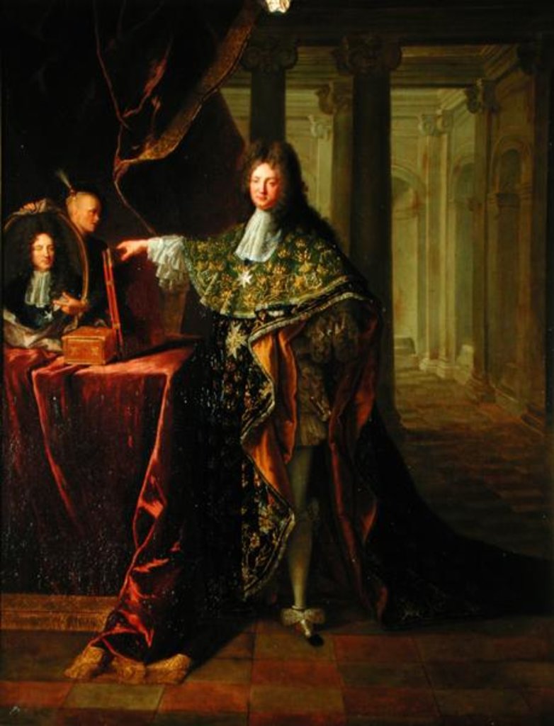 Detail of Portrait of Jean-Baptiste Colbert, Marquis de Torcy by Robert Tournieres