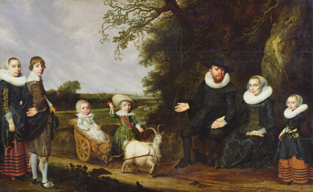 Detail of Portrait of the Artist's Family by Jacob Gerritsz Cuyp