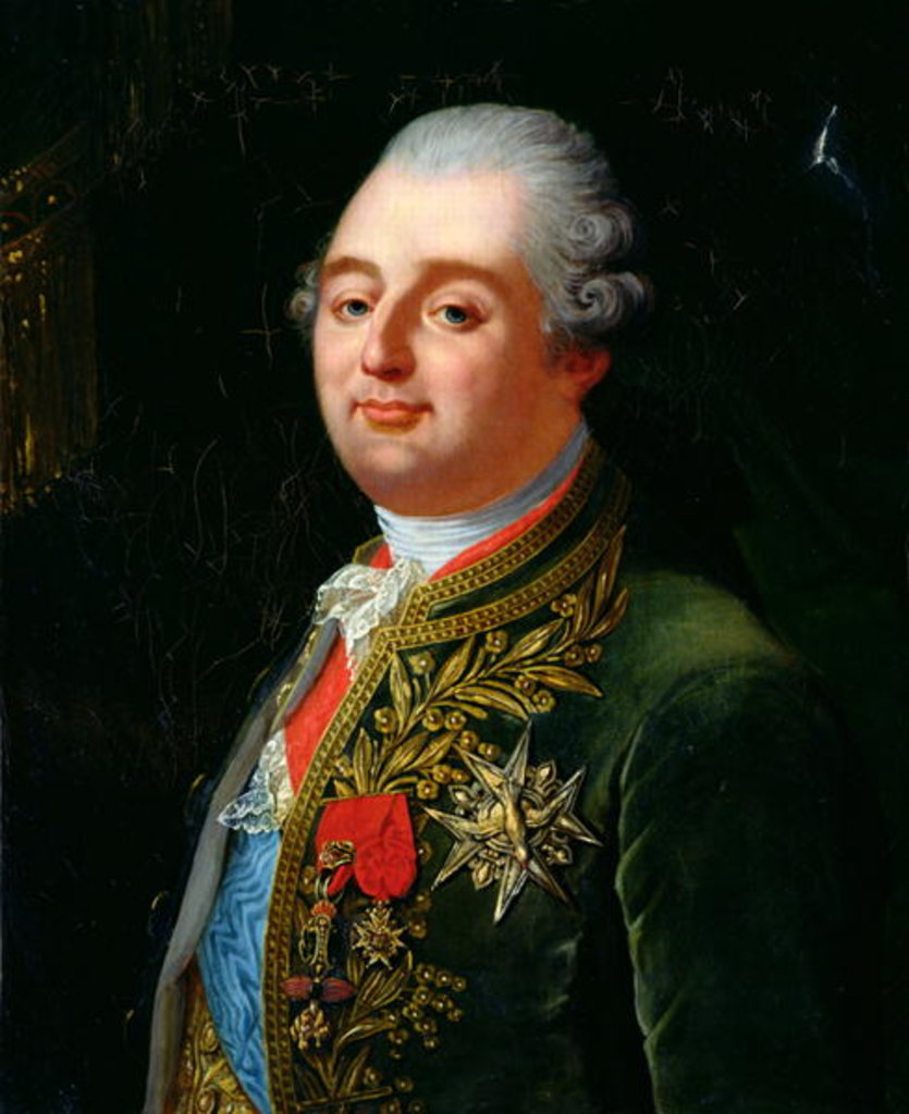 Detail of Louis XVI by Robert Lefevre