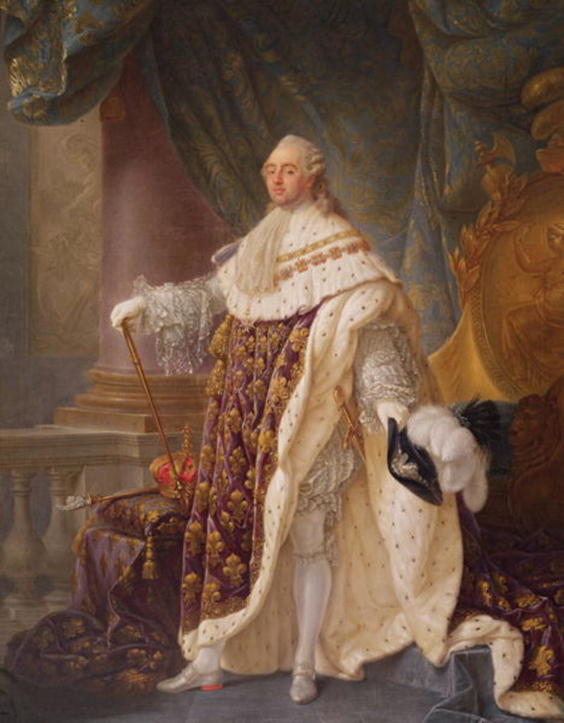 Detail of Louis XVI by Antoine Francois Callet