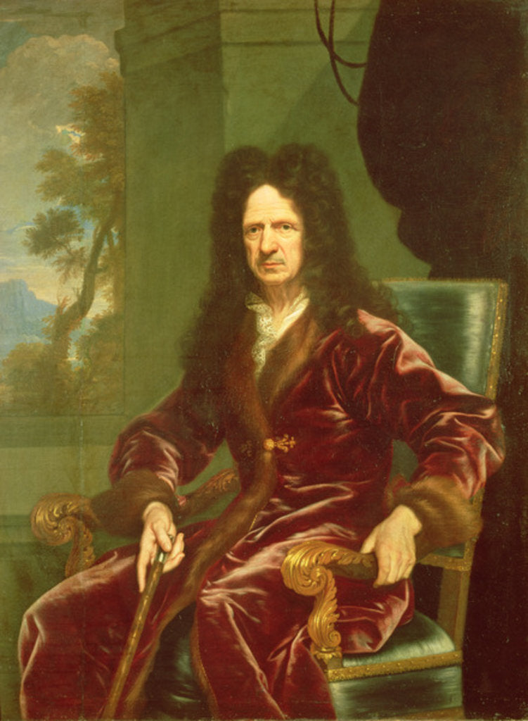 Detail of Andre Le Notre c.1700 by Claude Lefebvre