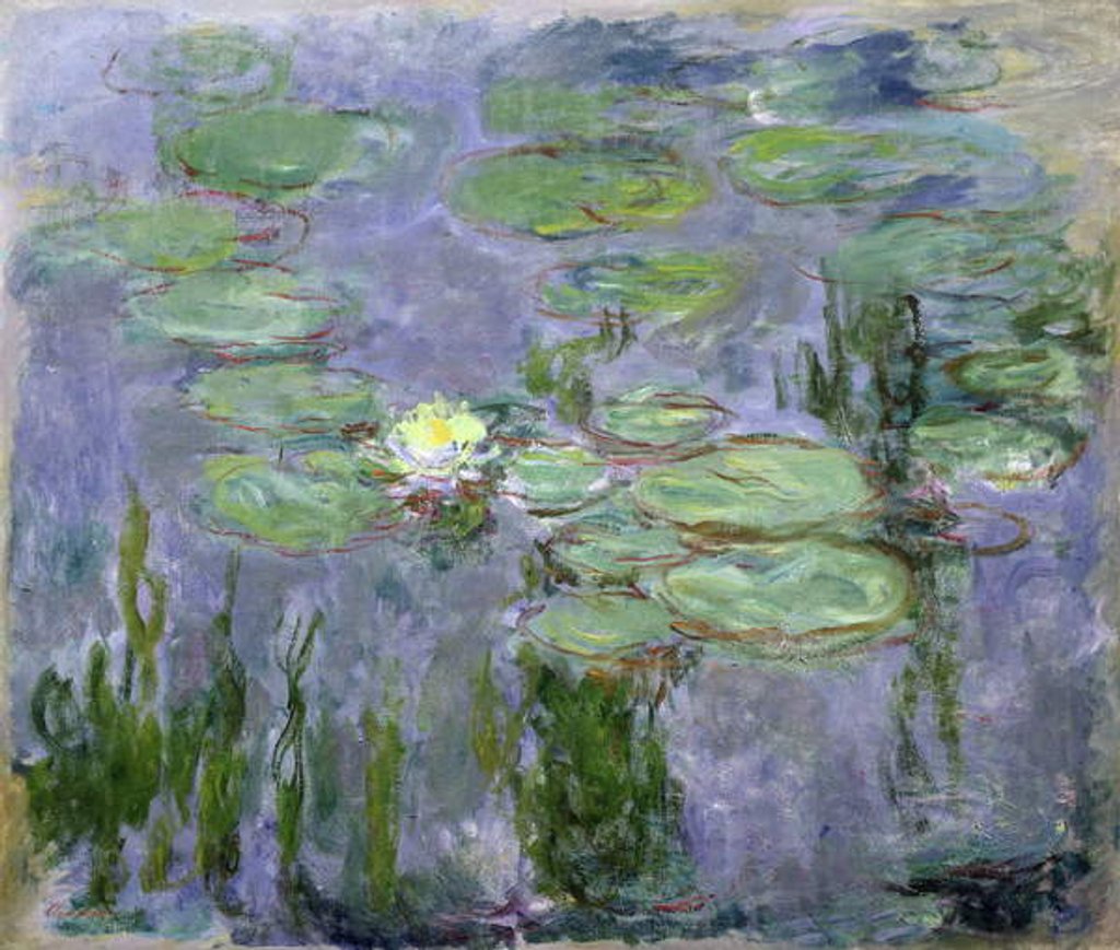 Detail of Waterlilies, 1915 by Claude Monet