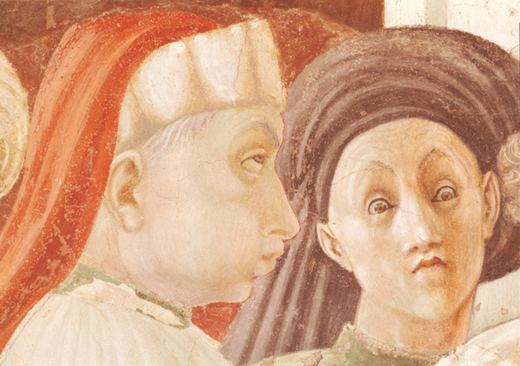 Detail of The Dispute of St. Stephen, 1433-34 by Paolo Uccello