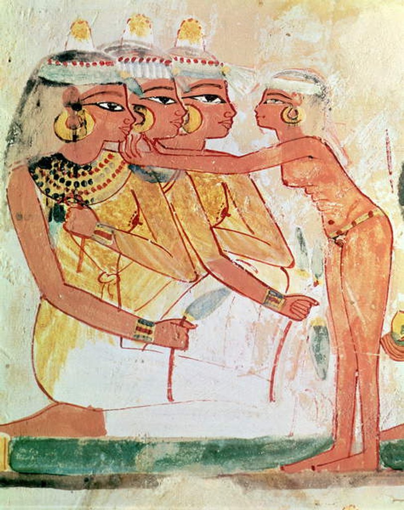 Detail of The Women's Toilet by Egyptian 18th Dynasty