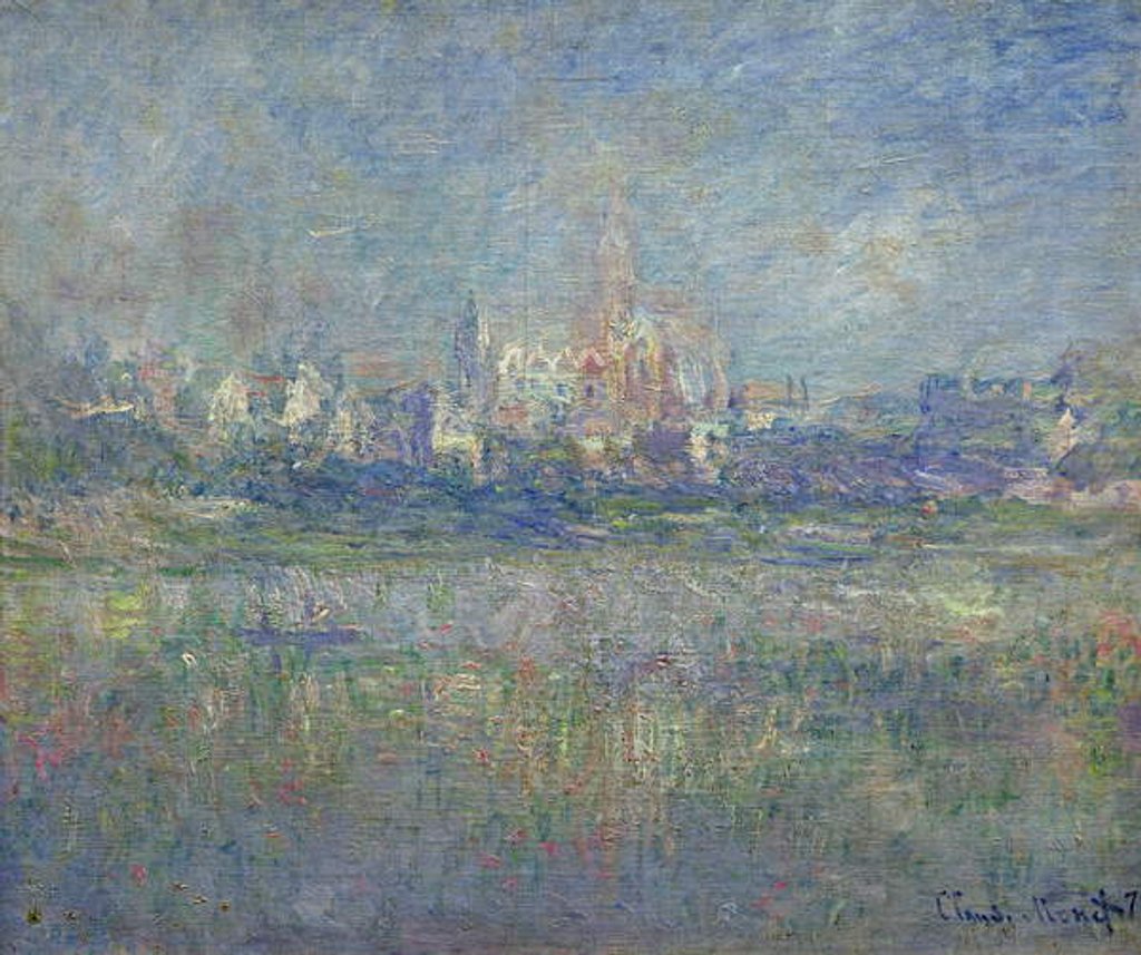 Detail of Vetheuil in the Fog, 1879 by Claude Monet