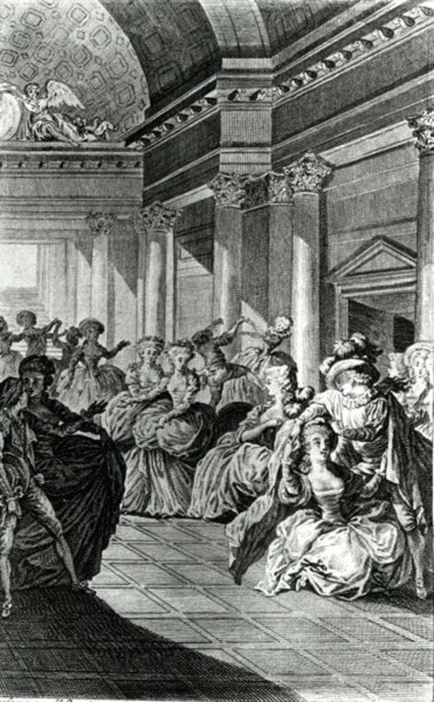 Detail of He will return you pure and chaste to your husband by Jacques Philippe Joseph de Saint-Quentin