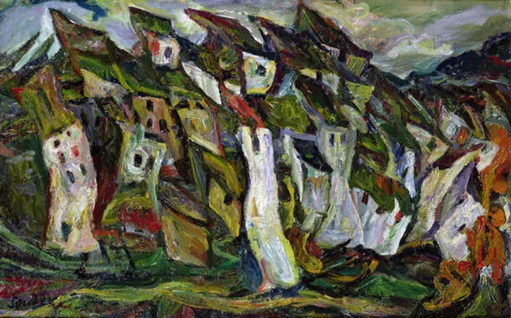 Detail of Houses, 1919-22 by Chaim Soutine
