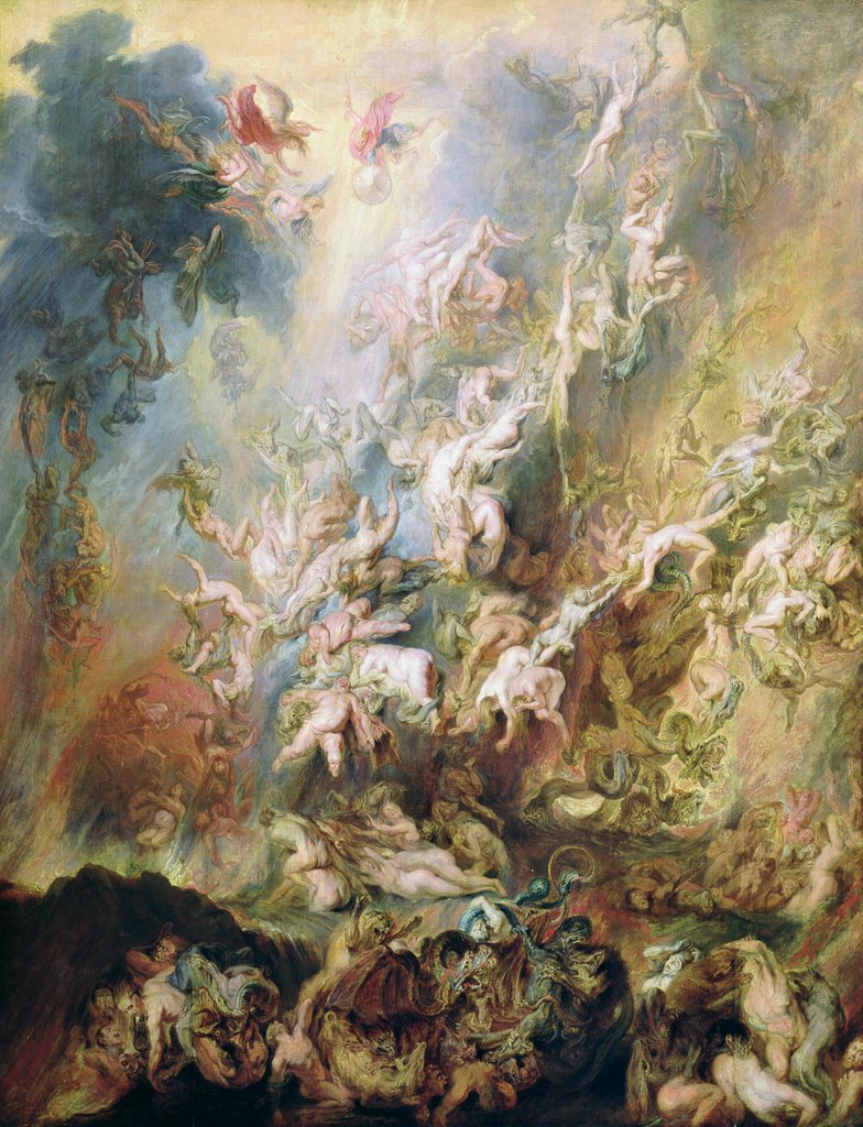 Detail of The Fall of the Damned by Peter Paul Rubens