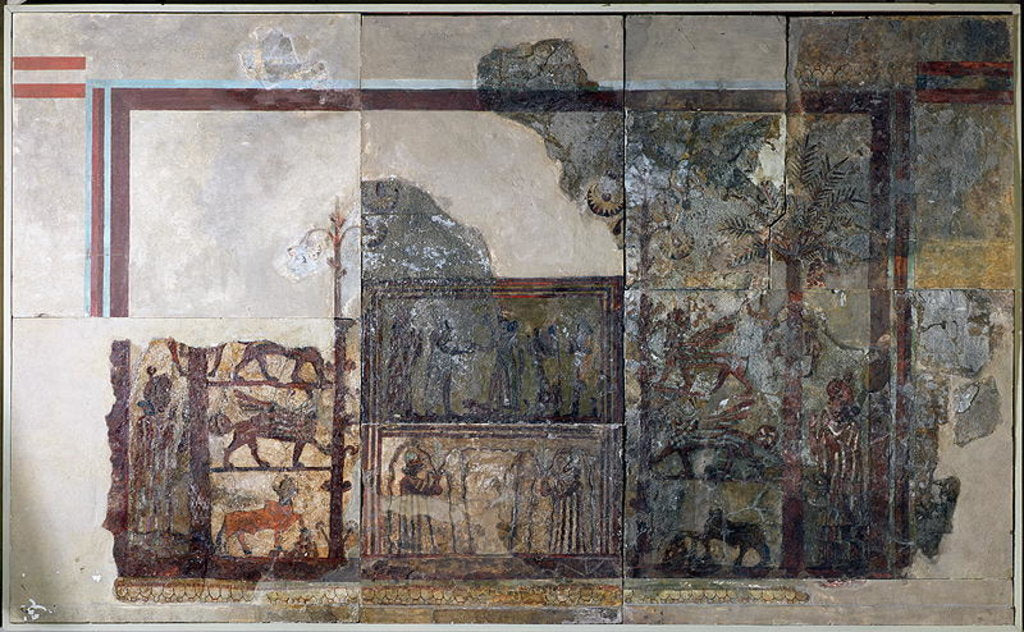 Detail of Zimri-Lim, King of Mari, before the Goddess Ishtar by Mesopotamian Mesopotamian