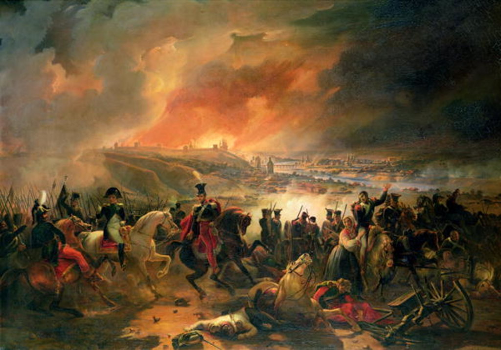 Detail of The Battle of Smolensk, 17th August 1812, 1839 by Jean Charles Langlois
