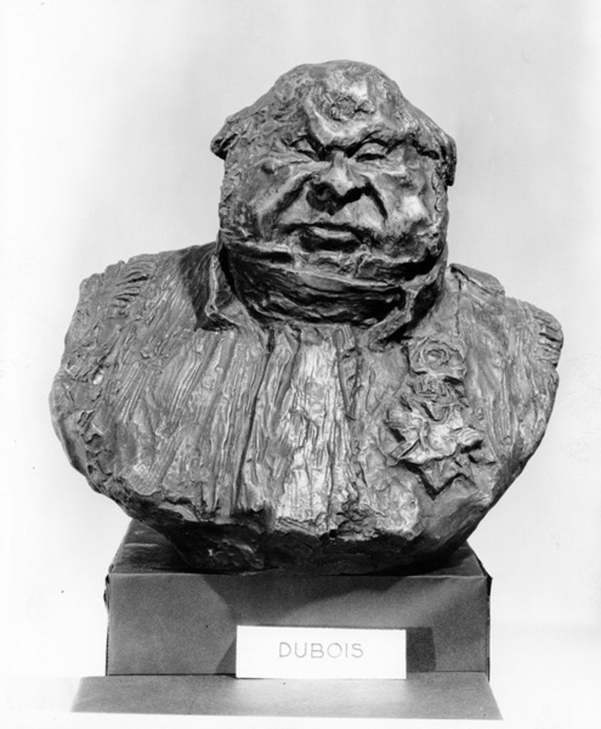 Detail of Bust of Hippolyte Abraham, known as Abraham-Dubois 1833 by Honore Daumier