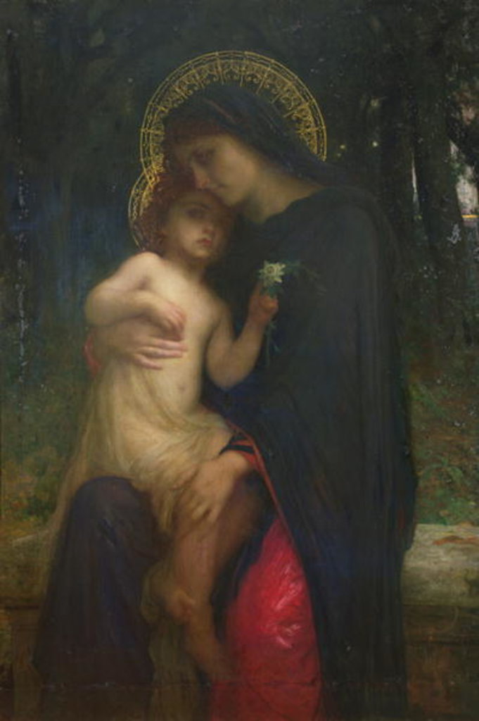 Detail of L'Addolorata by Antoine Auguste Ernest Herbert or Hebert