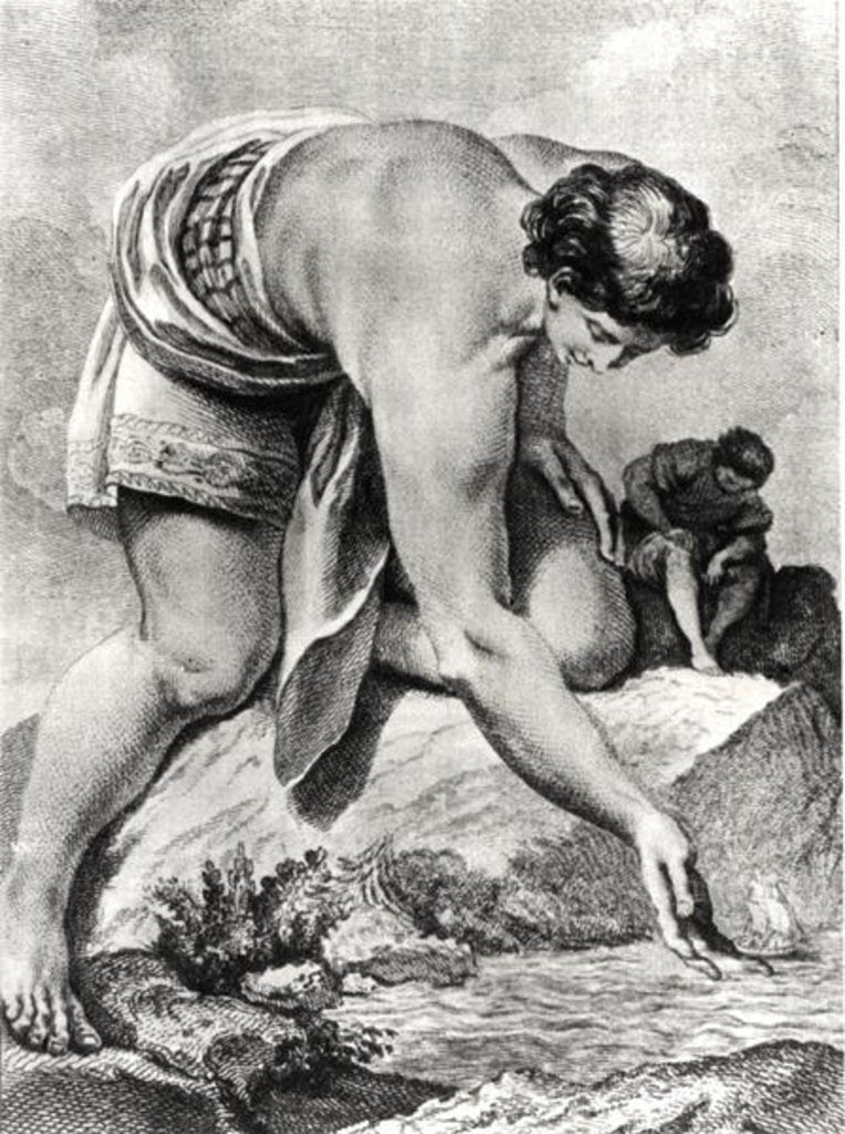 Detail of Illustration from 'Les Contes' by Francois Marie Arouet de Voltaire by Charles Monnet