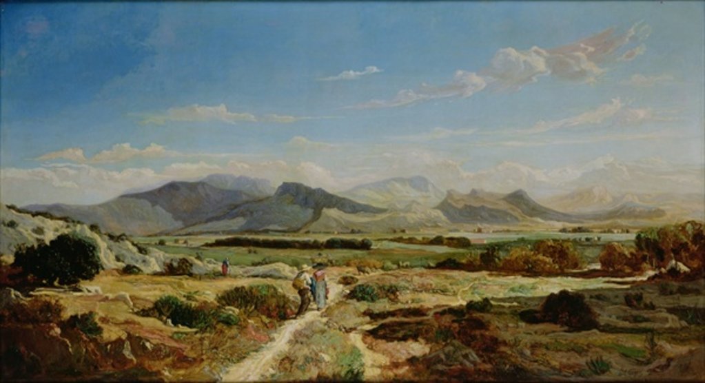 Detail of Hills near Allauch, 1862 by Paul Camille Guigou