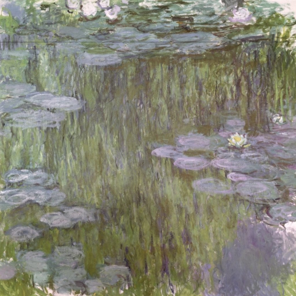 Detail of Nympheas at Giverny, 1918 by Claude Monet