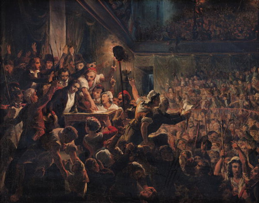 Detail of The Head of the Deputy Jean Feraud Presented to Francois Antoine Boissy d'Anglas 20th May 1795 by French School