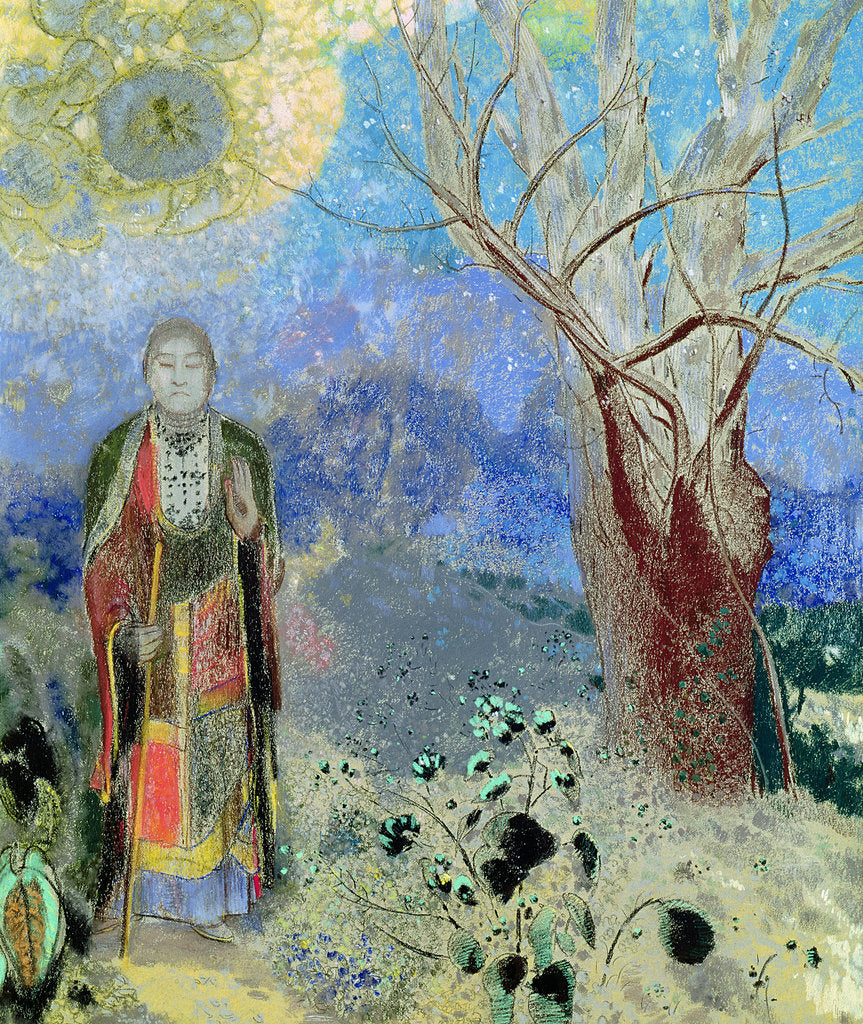 Detail of The Buddha, c.1905 by Odilon Redon