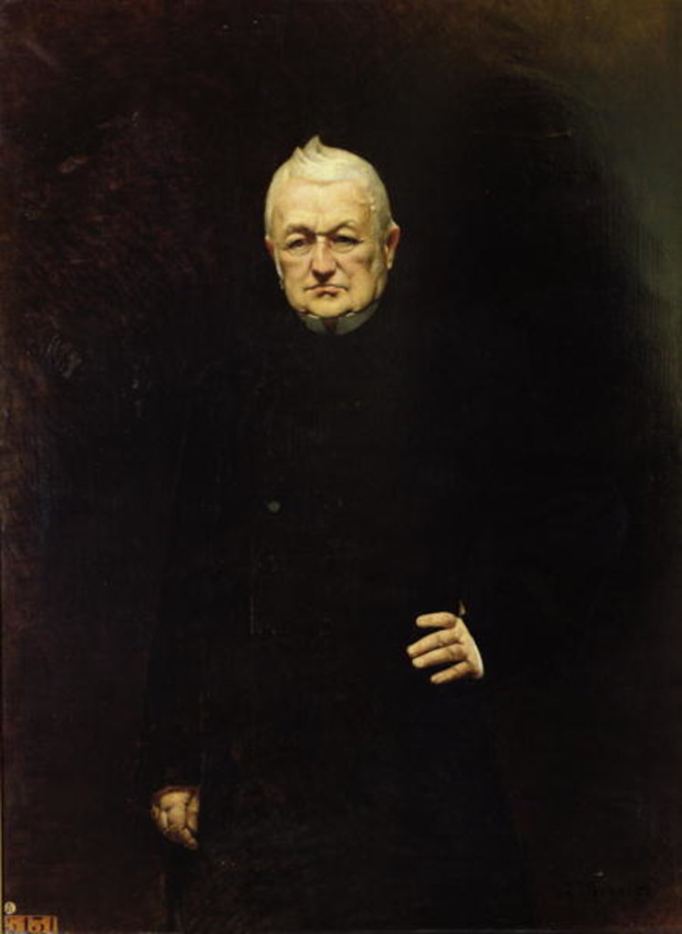 Detail of Louis Adolphe Thiers, 1877 by Leon Joseph Florentin Bonnat