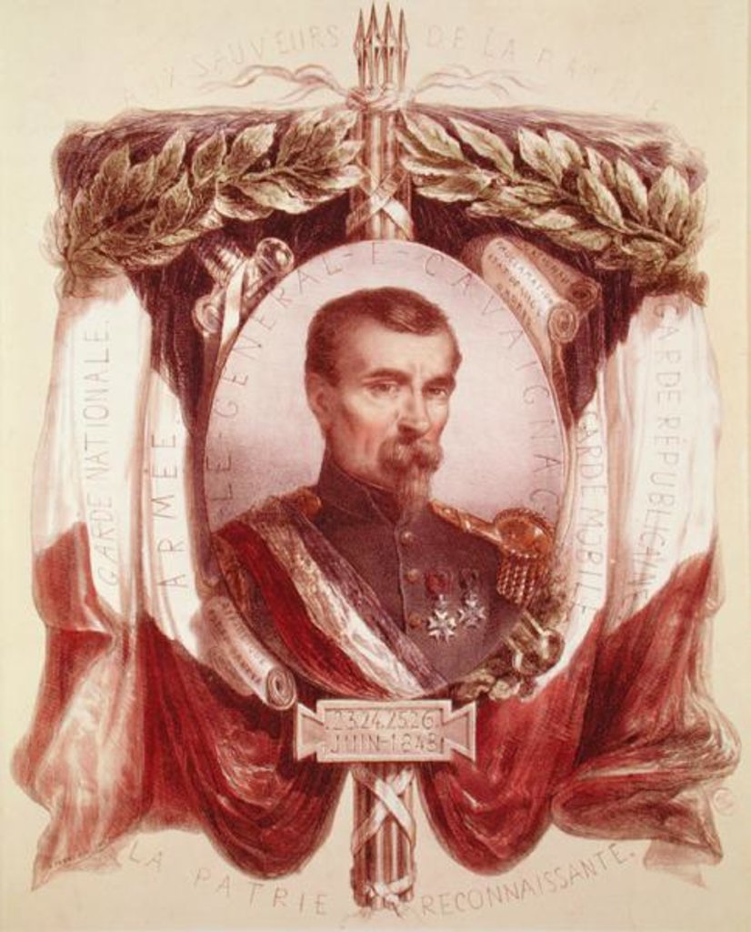 Detail of Portrait of General Louis Eugene Cavaignac by French School