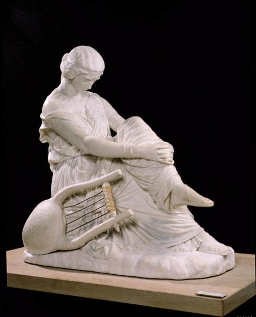 Detail of Sappho, 1852 by James Pradier