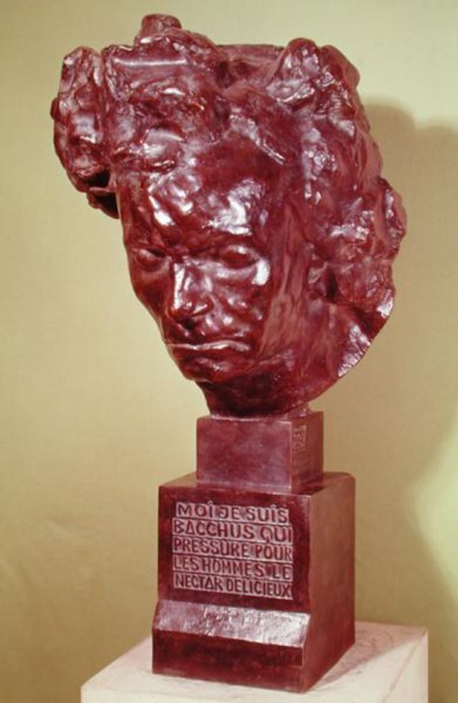 Detail of Portrait Bust of Ludwig van Beethoven 1901 by Emile-Antoine Bourdelle