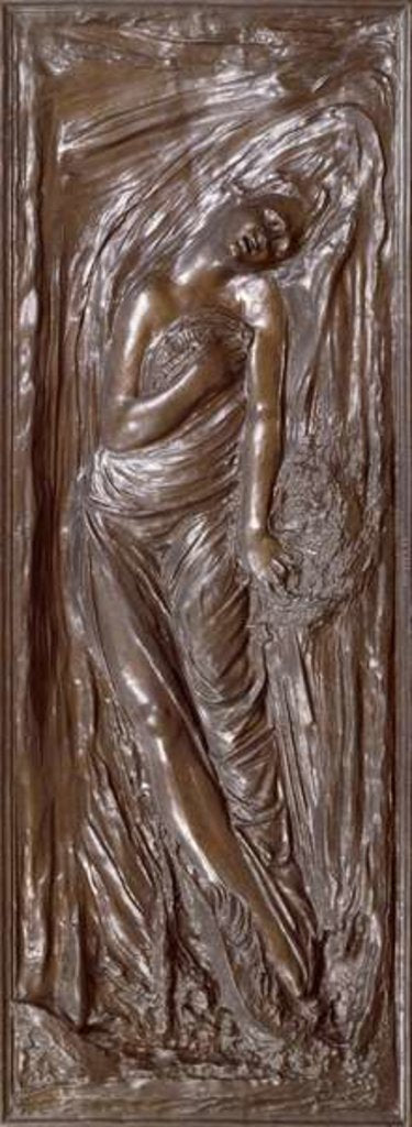 Detail of Ophelia, 1876 by Antoine Augustin Preault