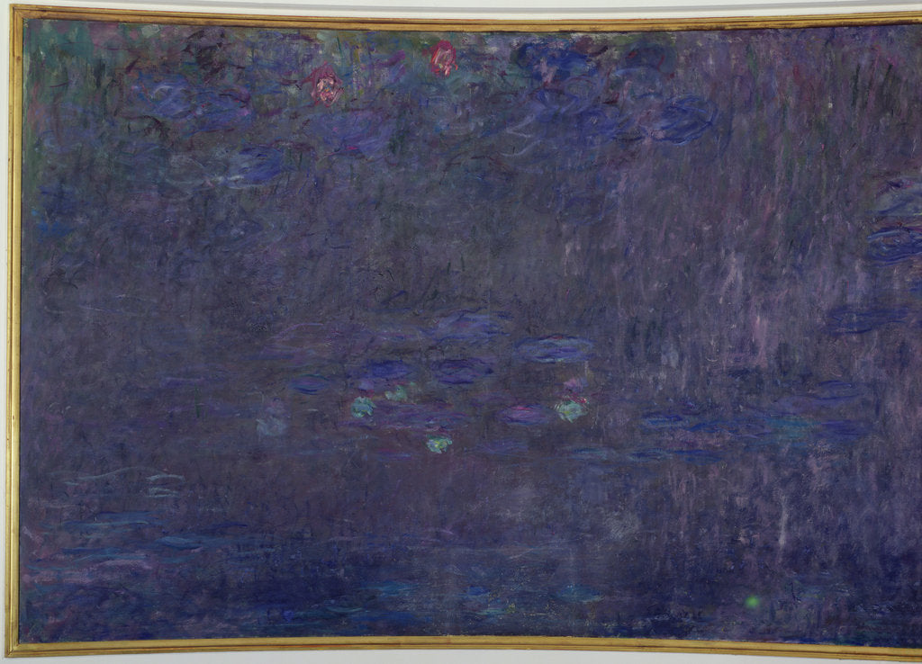 Detail of Waterlilies: Reflections of Trees by Claude Monet