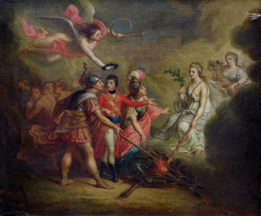 Detail of The Peace of Amiens, 25th March 1802 by Dominique Doncre