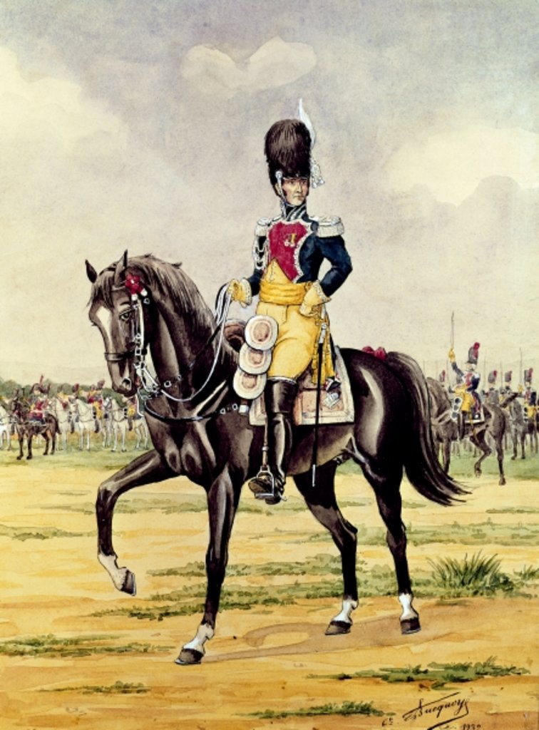 Detail of Anne Savary, Duke of Rovigo, Reviewing the Gendarmerie Troops in 1801, 1932 by Bucquoy Bucquoy