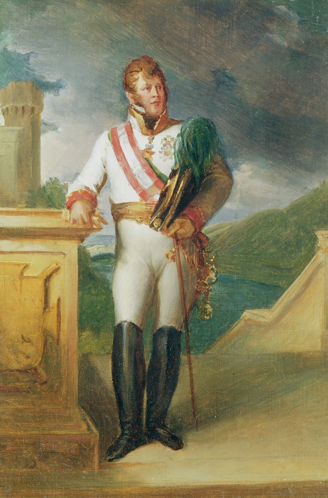 Detail of Charles-Philippe Prince of Schwartzenberg by Francois Pascal Simon Baron Gerard