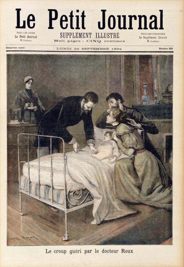 Detail of The Croup Cured by Doctor Roux by Lionel Royer