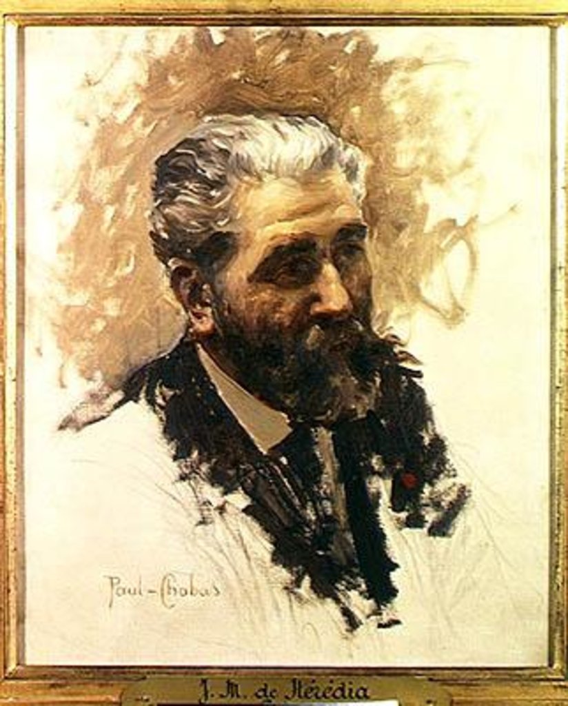 Detail of Jose Maria de Heredia 1895 by Paul Chabas