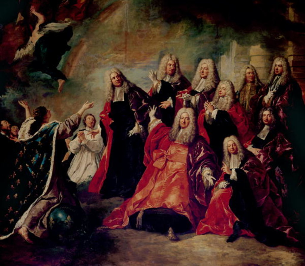 Detail of Ex-Voto. The Corps de Ville Demand a Return of Good Weather by Jean Francois de Troy