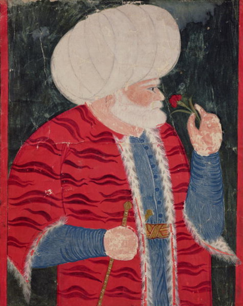 Detail of Admiral Khair-ed-din 1540 by Nakkep called Nigari Reis Haydar