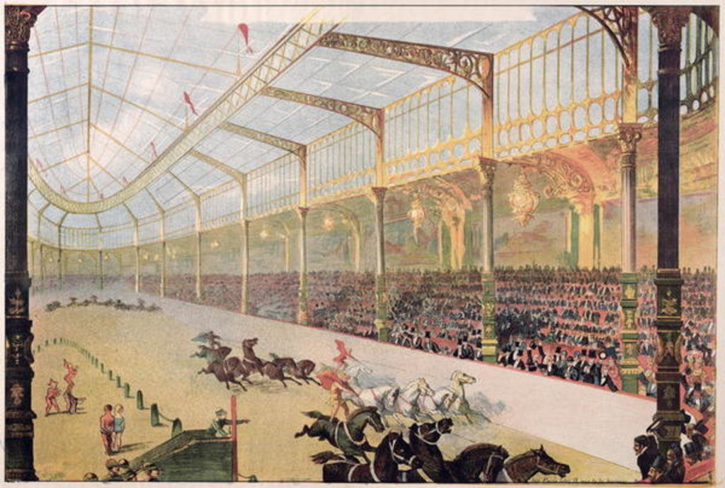 Detail of Poster of the Hippodrome de l'Alma by French School