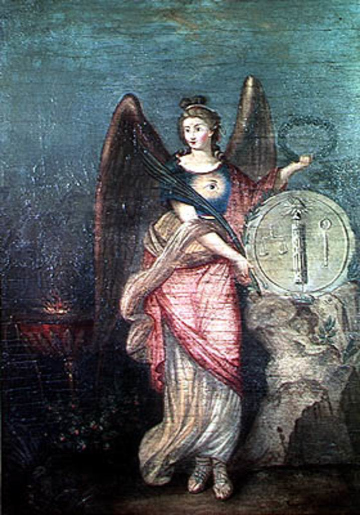 Detail of Reason Paying Tribute to the Emblems of Liberty and Equality by French School