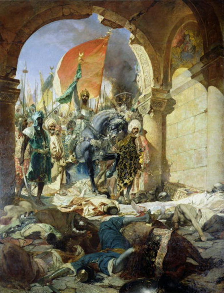 Detail of Entry of the Turks of Mohammed II into Constantinople, 29th May 1453, 1876 by Benjamin Constant