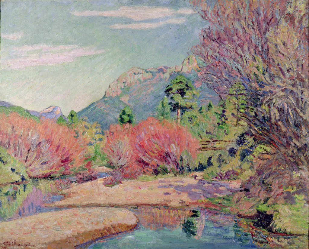 Detail of The Banks of the Sedelle at Crozant by Jean Baptiste Armand Guillaumin
