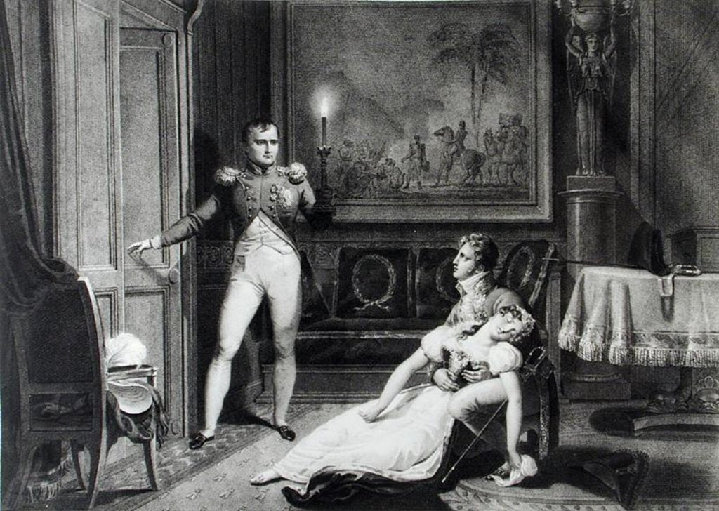 Detail of The Divorce of Napoleon I and Josephine Tascher de la Pagerie 30th November 1809 by Charles Abraham Chasselat