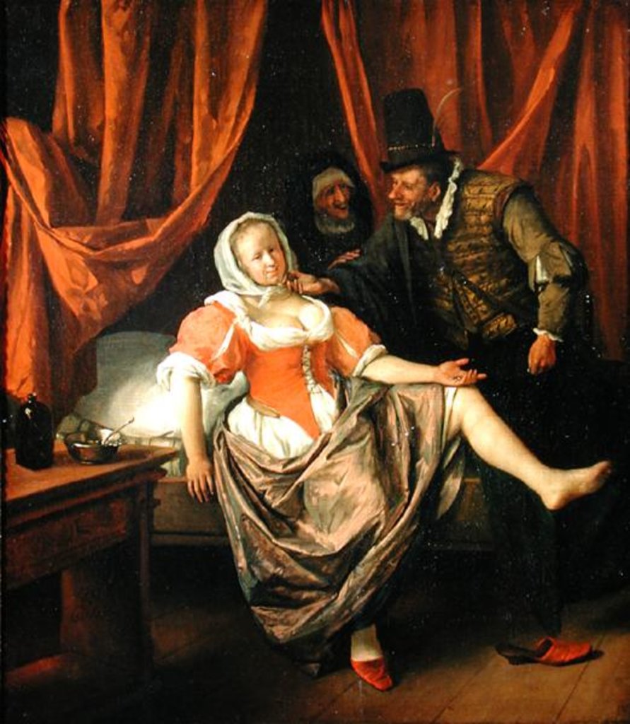 Detail of The Wench by Jan Havicksz. Steen