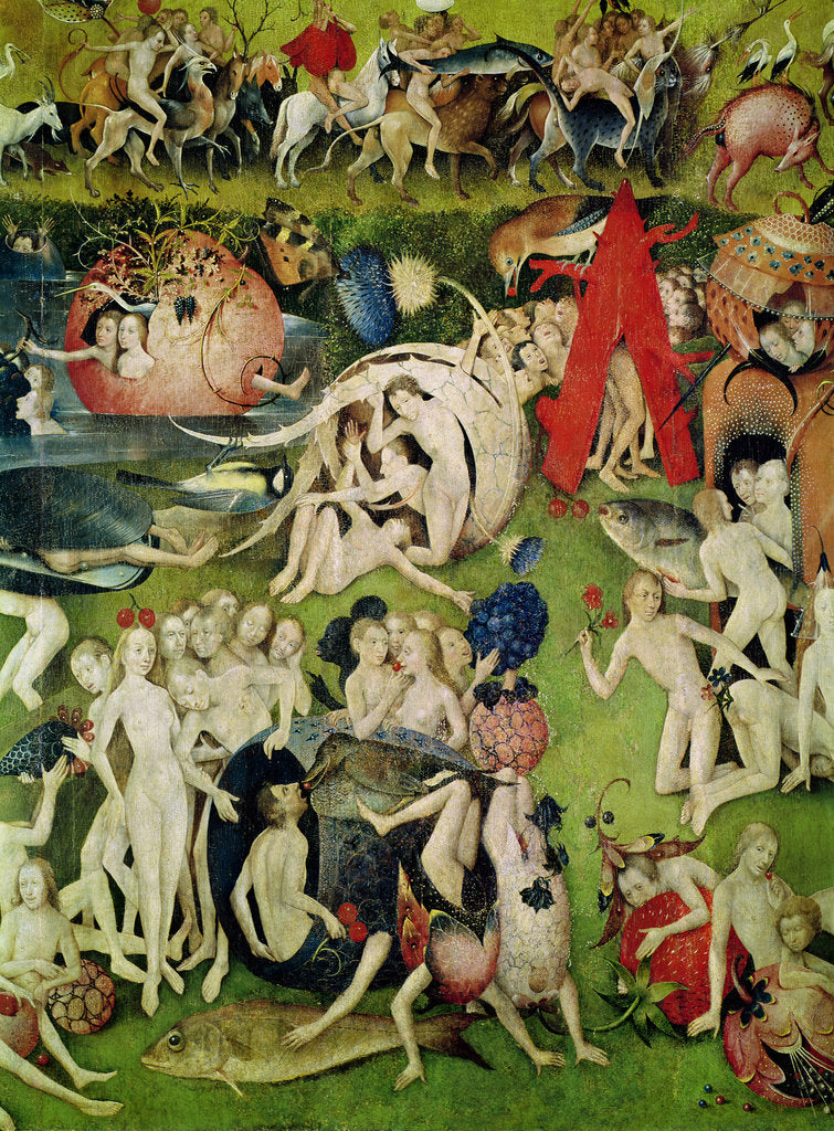 Detail of The Garden of Earthly Delights, 1490-1500 by Hieronymus Bosch