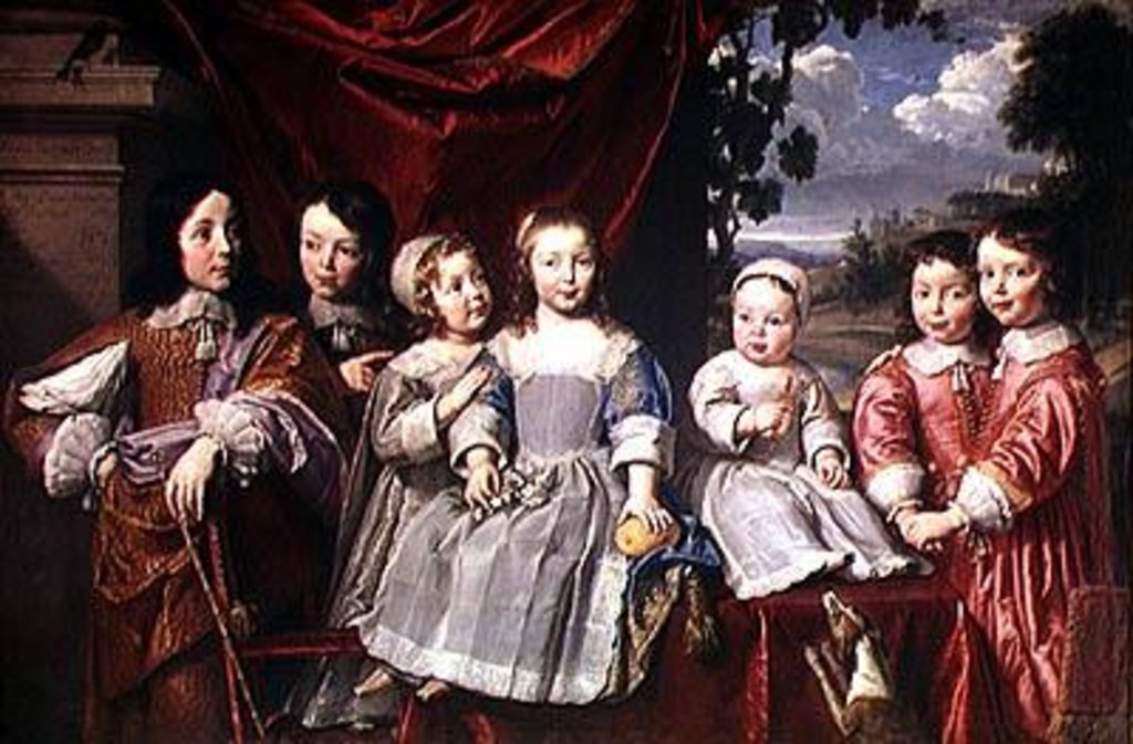 Detail of The Habert de Montmort Children, 1649 by Philippe de Champaigne