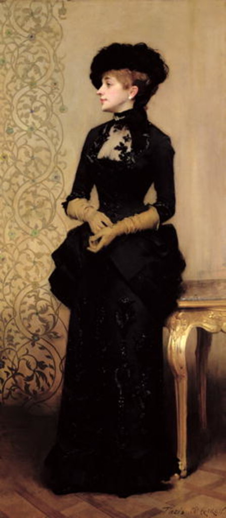 Detail of The Parisian by Charles Giron