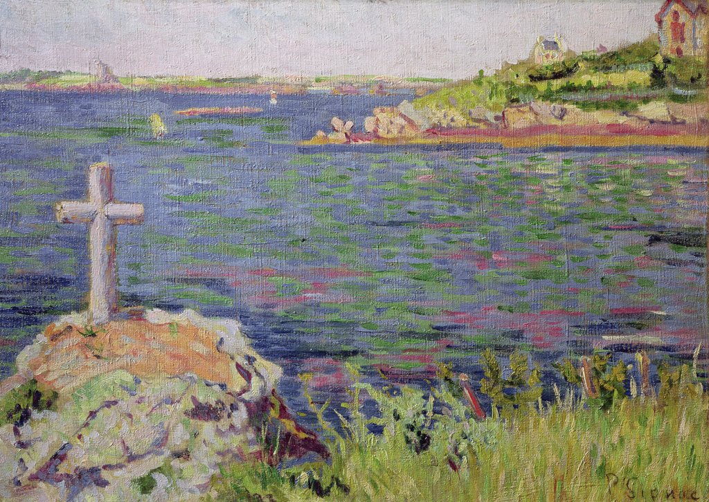 Detail of Saint-Briac, the Sailor's Cross, 1885 by Paul Signac