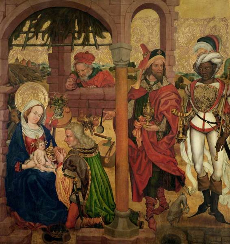 Detail of Adoration of the Magi, c.1475 by Martin Schongauer