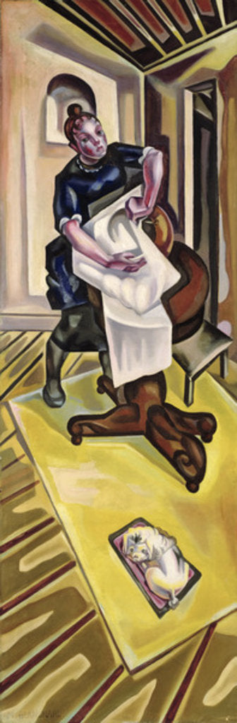 Detail of The Washing, before 1921 by Maria Blanchard