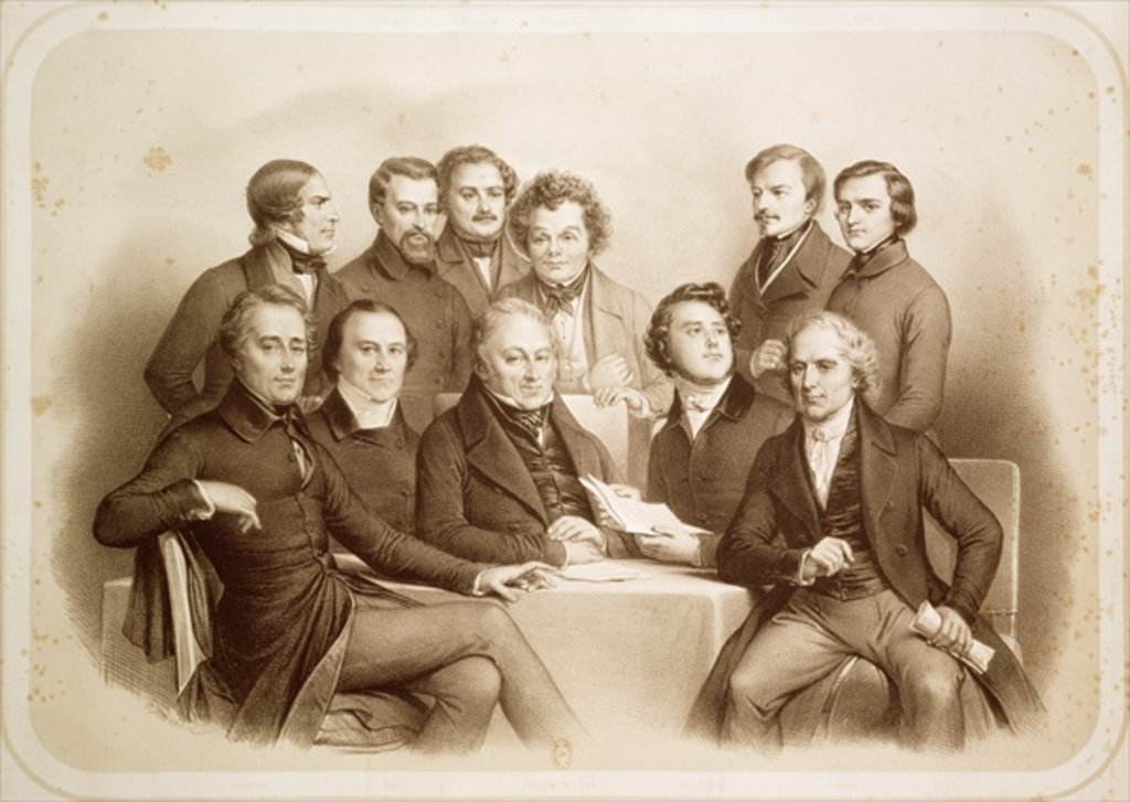 Detail of The Provisional Government of 24th February 1848, 1848 by Achille Deveria